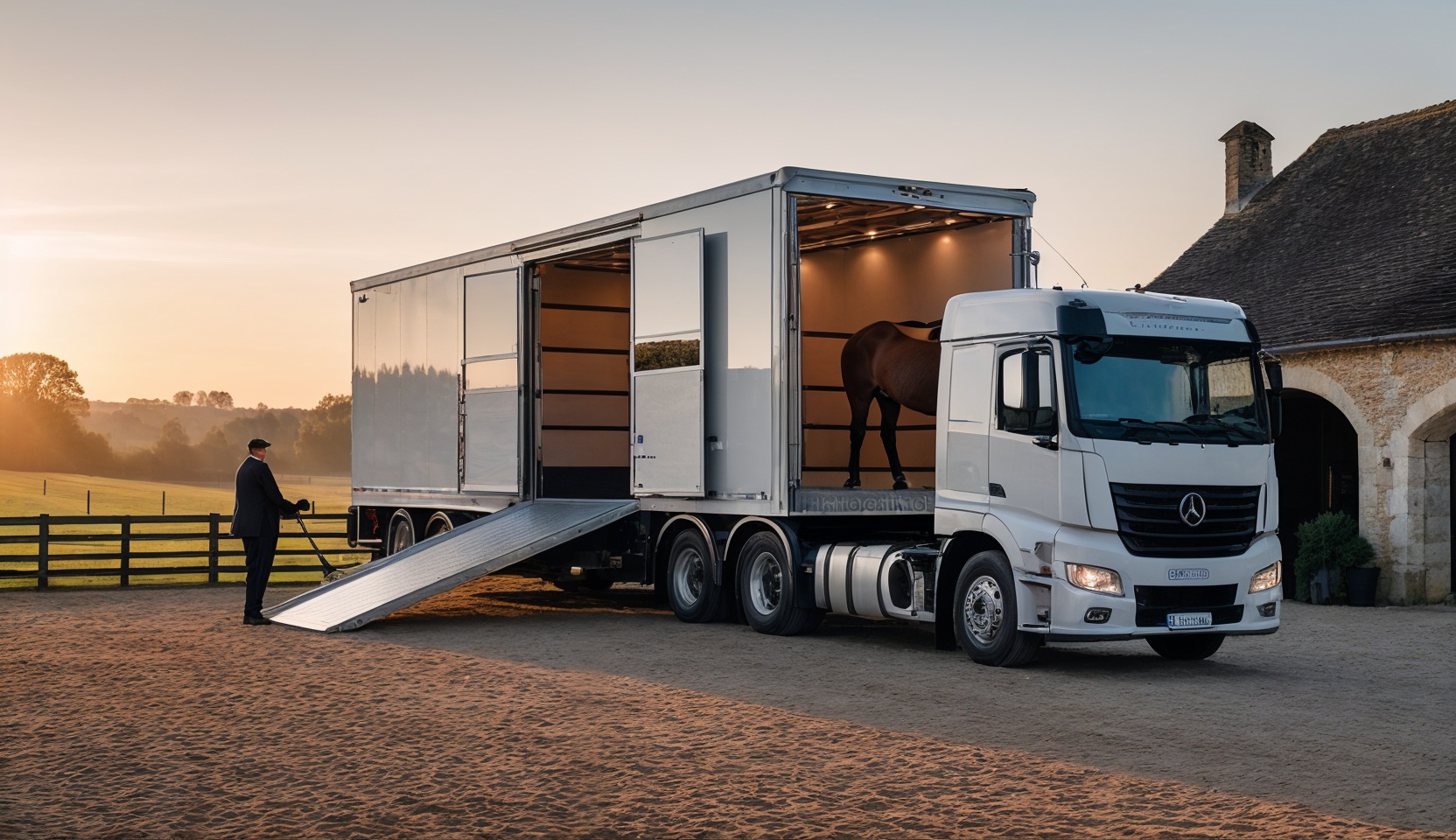 Horse transport in France